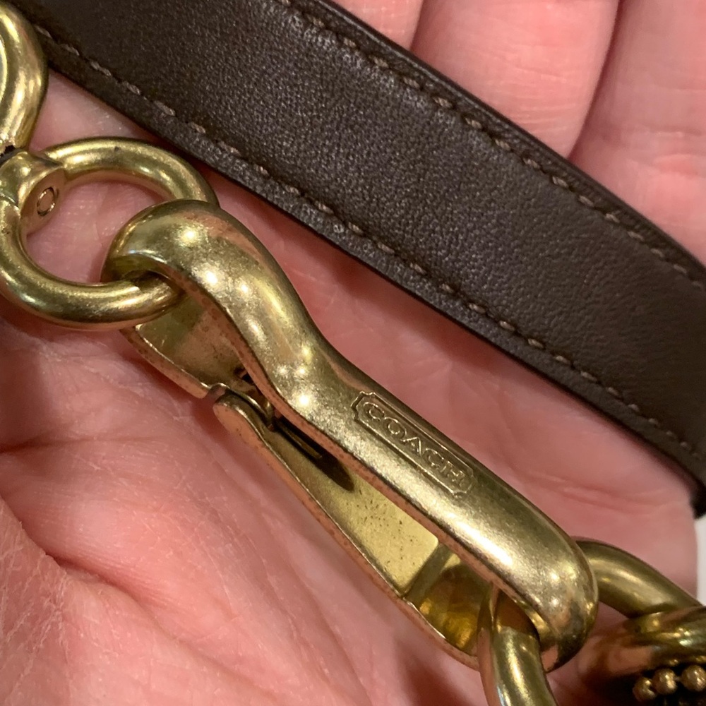 Coach Brown Signature Shoulder Bag - Picture 5 of 16